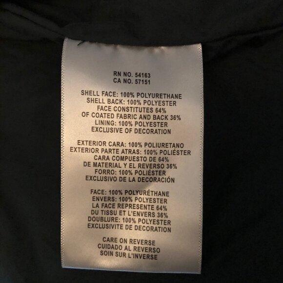 LEVI’S MOTO JACKET PYTHON SNAKESKIN FAUX-LEATHER BELTED HEM INDIGO BLUE M NWT - Picture 9 of 12